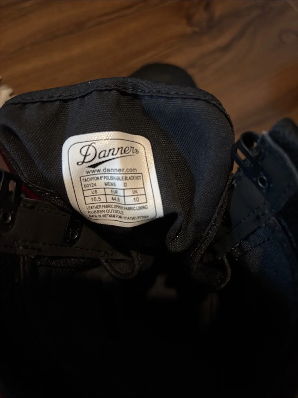 Danner Black Tactical Lace-Up Boots